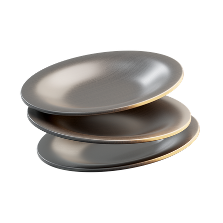 Plates  3D Icon