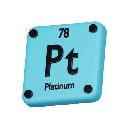 Platina  3D Icon