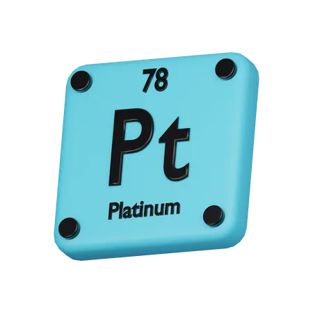 Platina  3D Icon