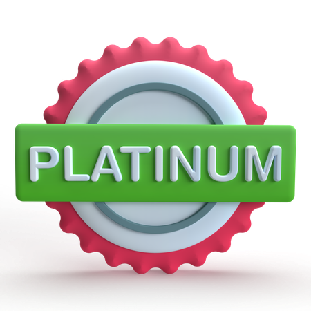 Platina  3D Icon