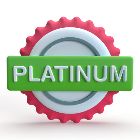 Platina  3D Icon