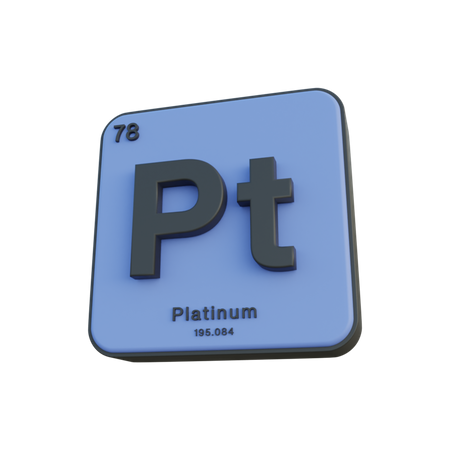 Platinum  3D Illustration