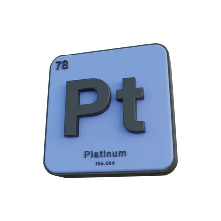 Platinum  3D Illustration