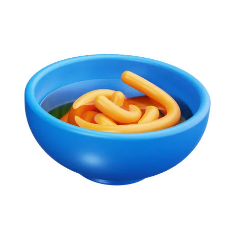 Plato de pasta  3D Icon