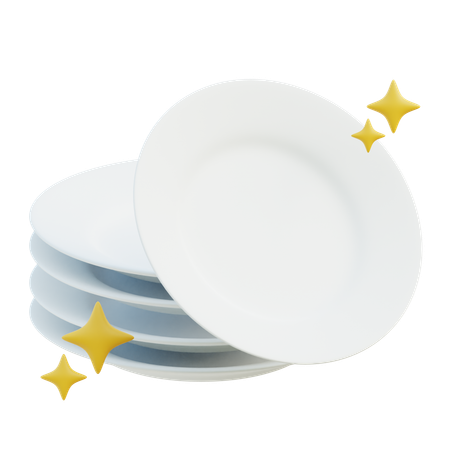 Plato de lavado  3D Icon