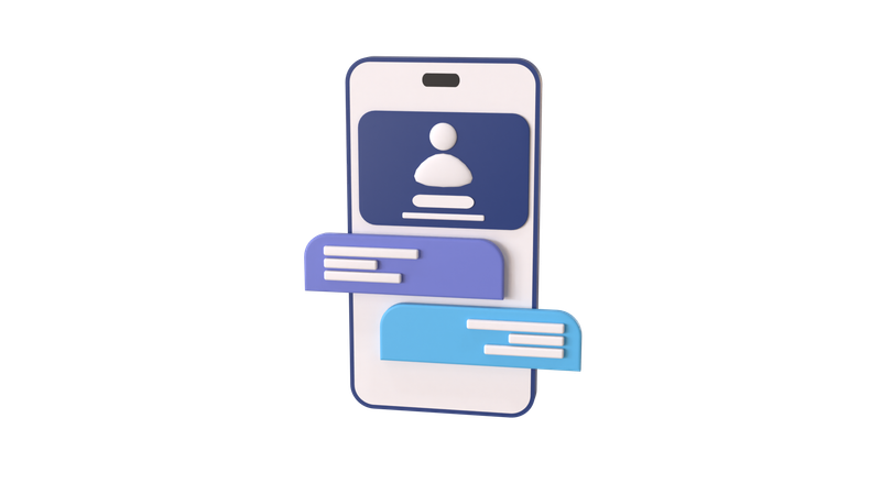 Plaudern  3D Icon