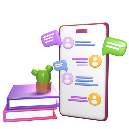 Plaudern  3D Icon