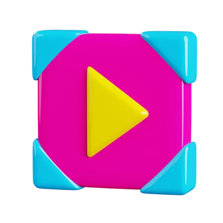 Play  3D Icon