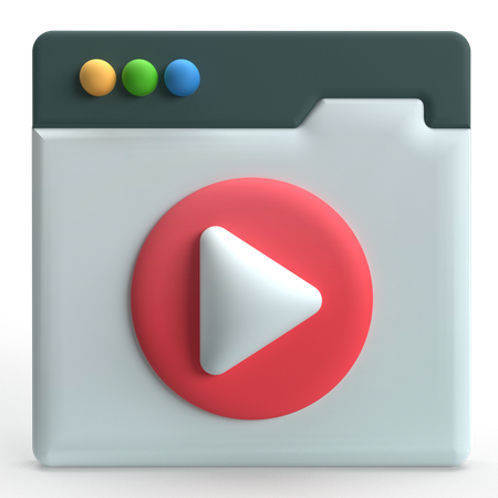 Play  3D Icon