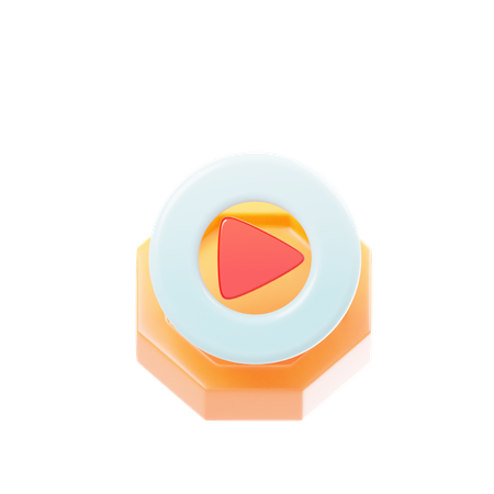 Play  3D Icon