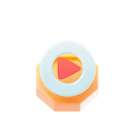 Play  3D Icon