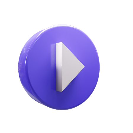 Play Button  3D Icon