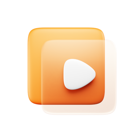 Play Button  3D Icon