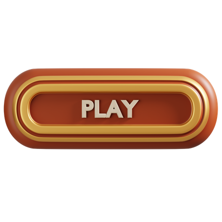 Play button  3D Icon