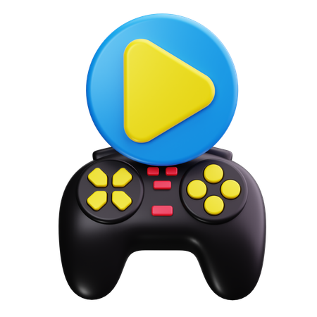 Play Button  3D Icon