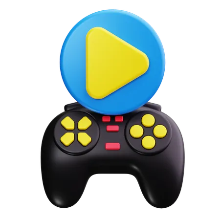 Play Button  3D Icon