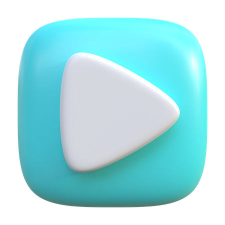 Play Button  3D Icon