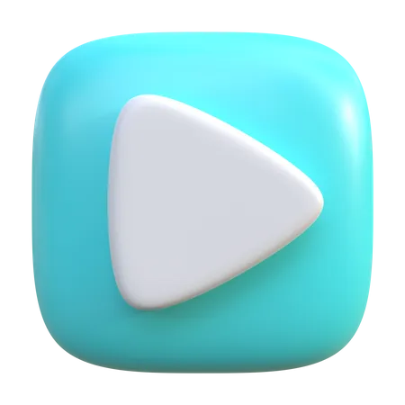 Play Button  3D Icon