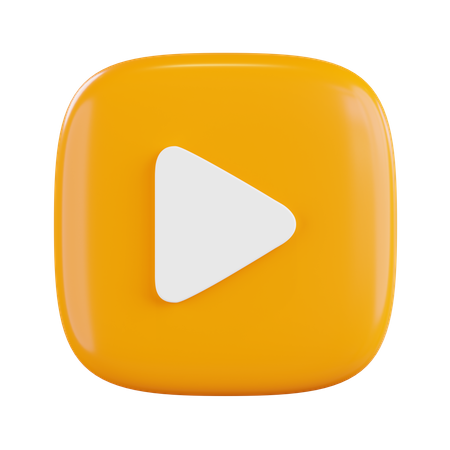 Play Button  3D Icon