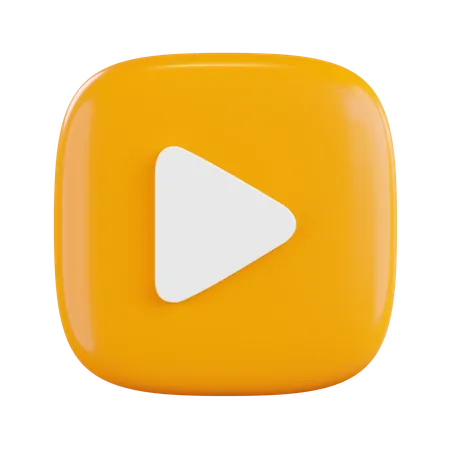 Play Button  3D Icon