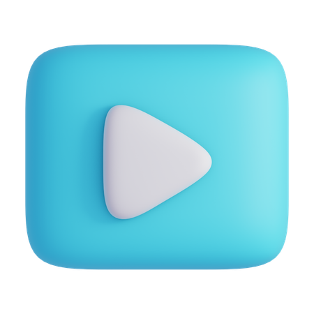 Play Button  3D Icon