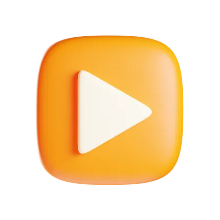 Play Button 3D Icon