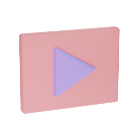 Play Button  3D Icon