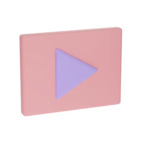 Play Button  3D Icon