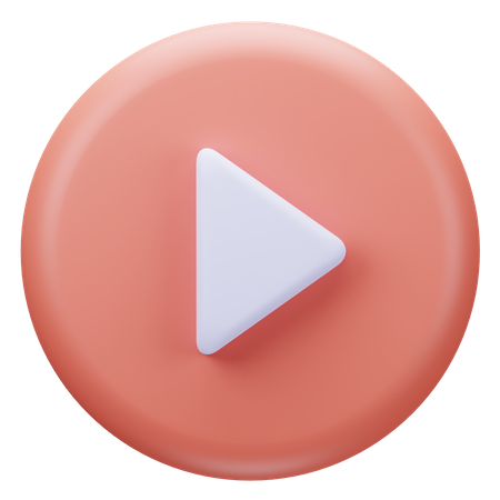 Play Button  3D Icon