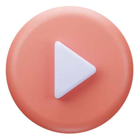 Play Button  3D Icon