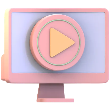 Play Button  3D Icon