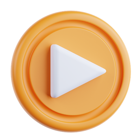 Play Button  3D Icon