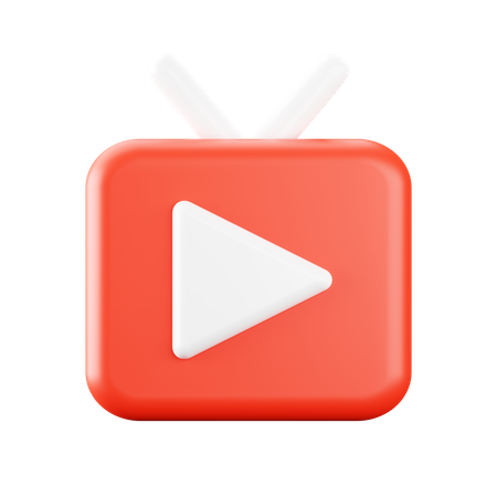 Play Button  3D Icon