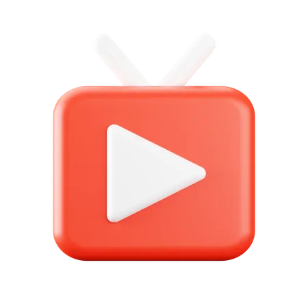 Play Button  3D Icon