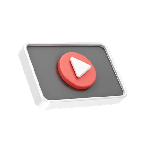 Play Button  3D Icon