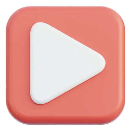 Play Button  3D Icon