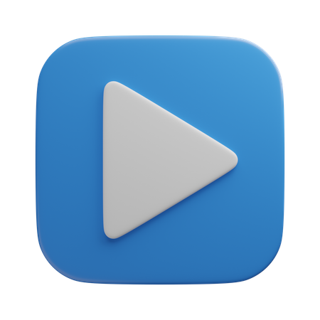 Play Button  3D Icon
