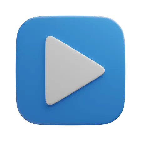 Play Button  3D Icon