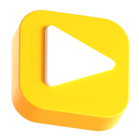Play Button  3D Icon