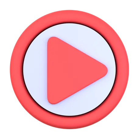 Play Button  3D Icon