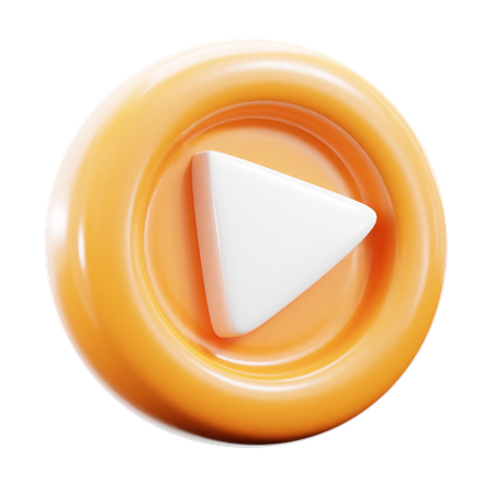 Play button  3D Icon