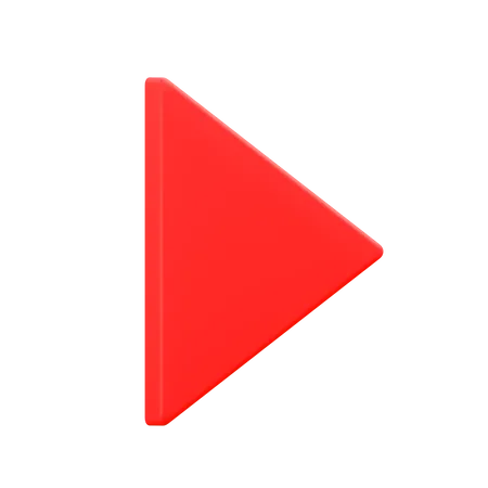 Play Button  3D Icon