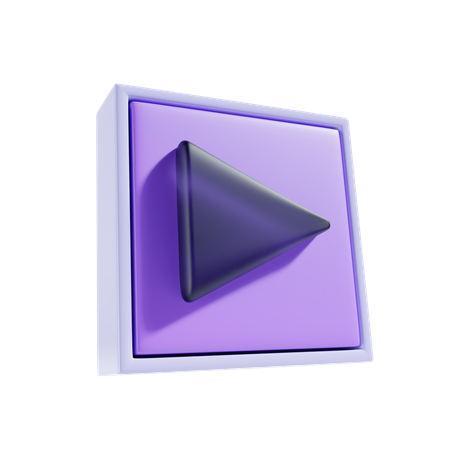 Play Button  3D Icon