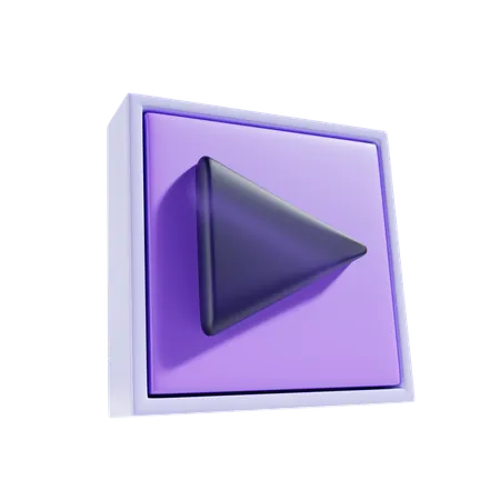 Play Button  3D Icon