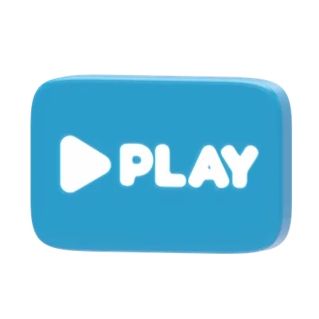 Play Button  3D Icon