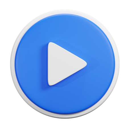 Play Button  3D Icon