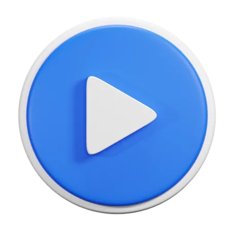 Play Button  3D Icon