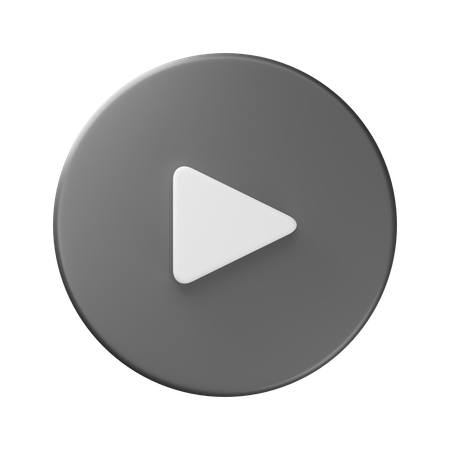 Play Button  3D Icon