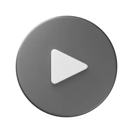 Play Button  3D Icon