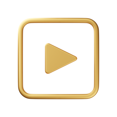 Play Button  3D Icon